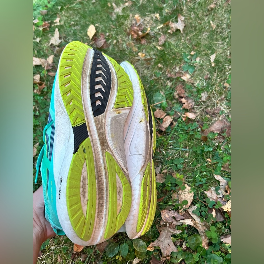 🦋💎Saucony Icy Teal Blue Athletic Shoes with Breathable Mesh and Cushioning - Picture 9 of 10